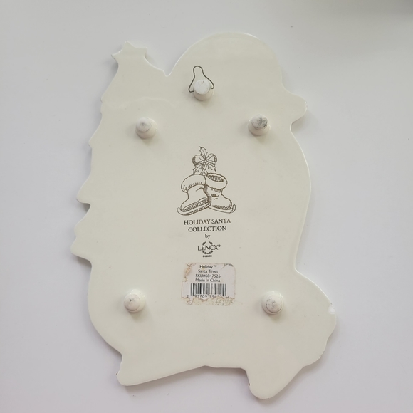 Lenox Santa Claus Trivet - Holiday Santa Collection 9" Length VGC USA Wall Decor - Picture 3 of 8